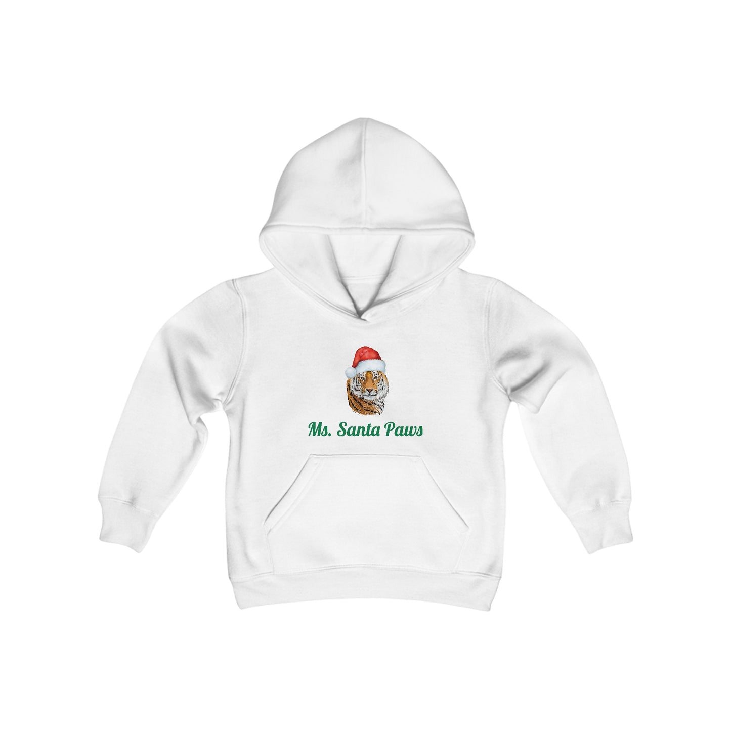 Girls' Tiger Ms. Santa Hooded Sweatshirt