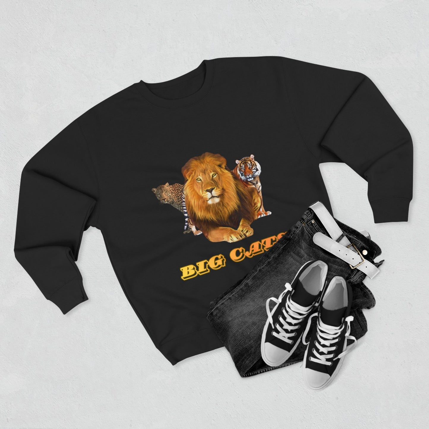 Unisex Premium Big Cats Crewneck Sweatshirt
