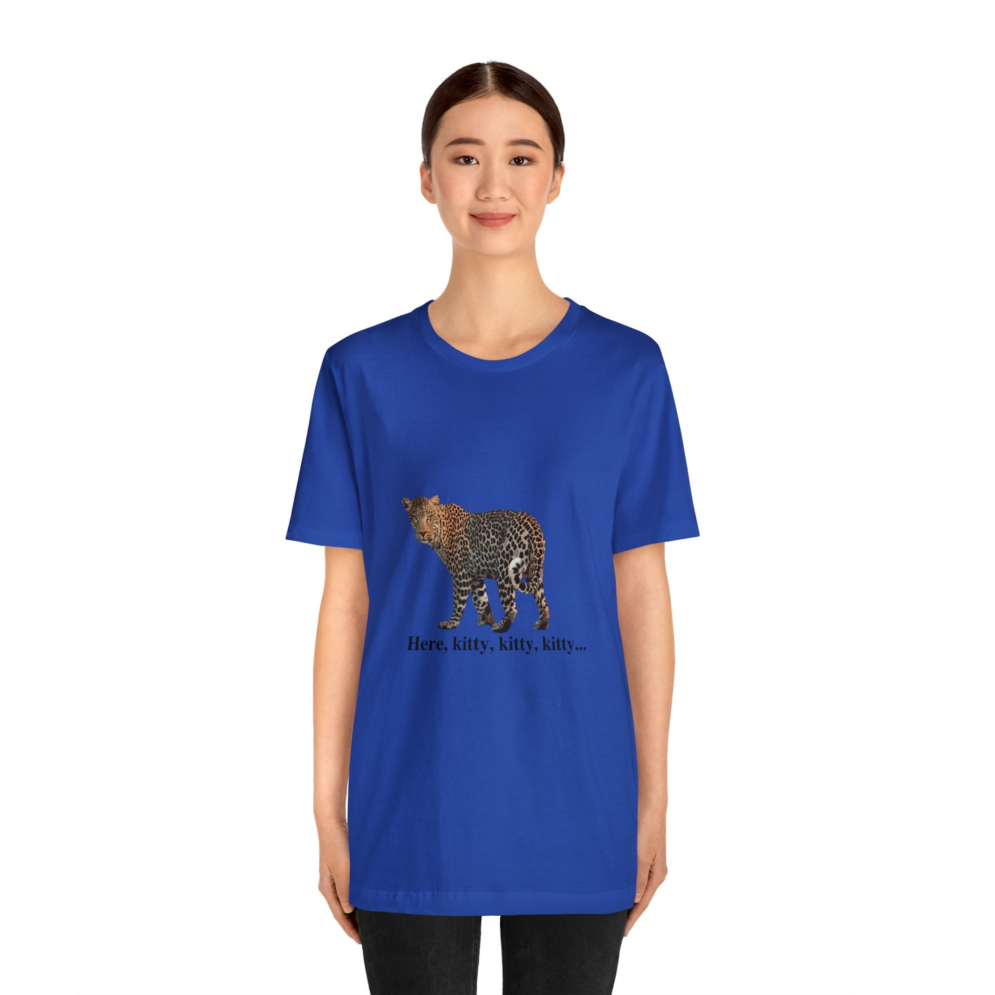 Unisex Leopard BigCats Short Sleeve Tee