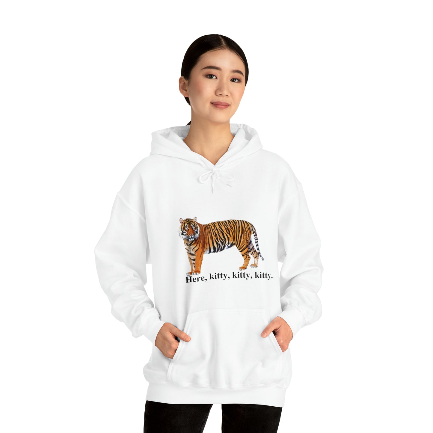 Unisex Tiger Big Cats Hooded Sweatshirt