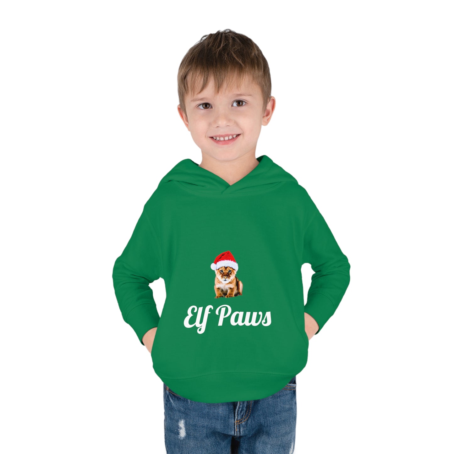 Toddler Elf Paws Fleece Hoodie