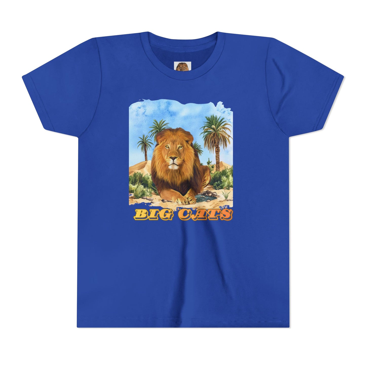 Boy's Lion Big Cats Short Sleeve Tee