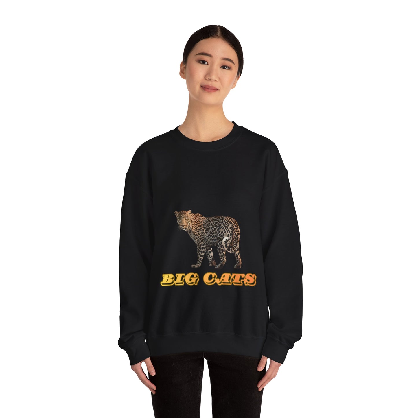 Unisex Leopard Big Cats Crewneck Sweatshirt