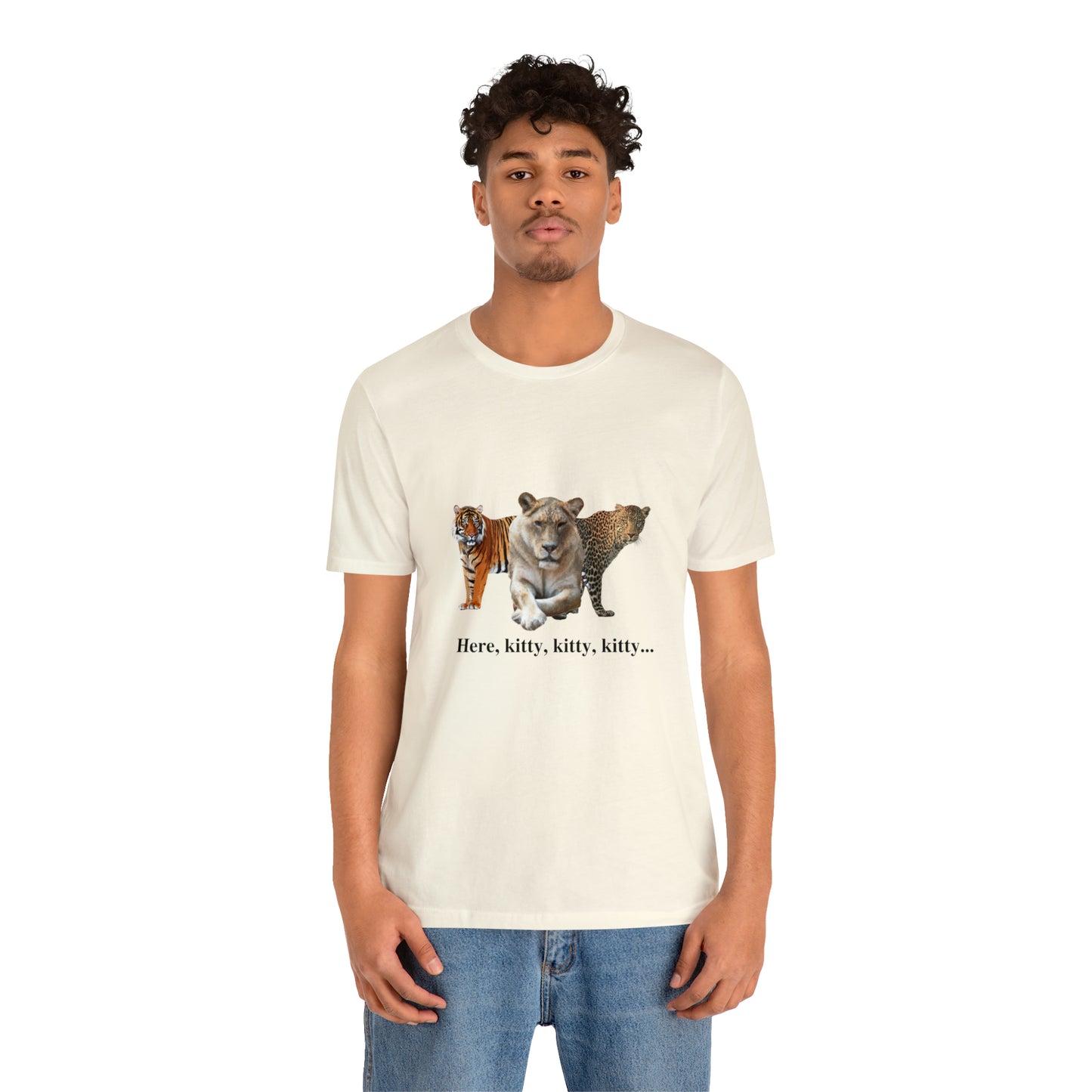 Unisex Big Cats Lioness Short Sleeve Tee