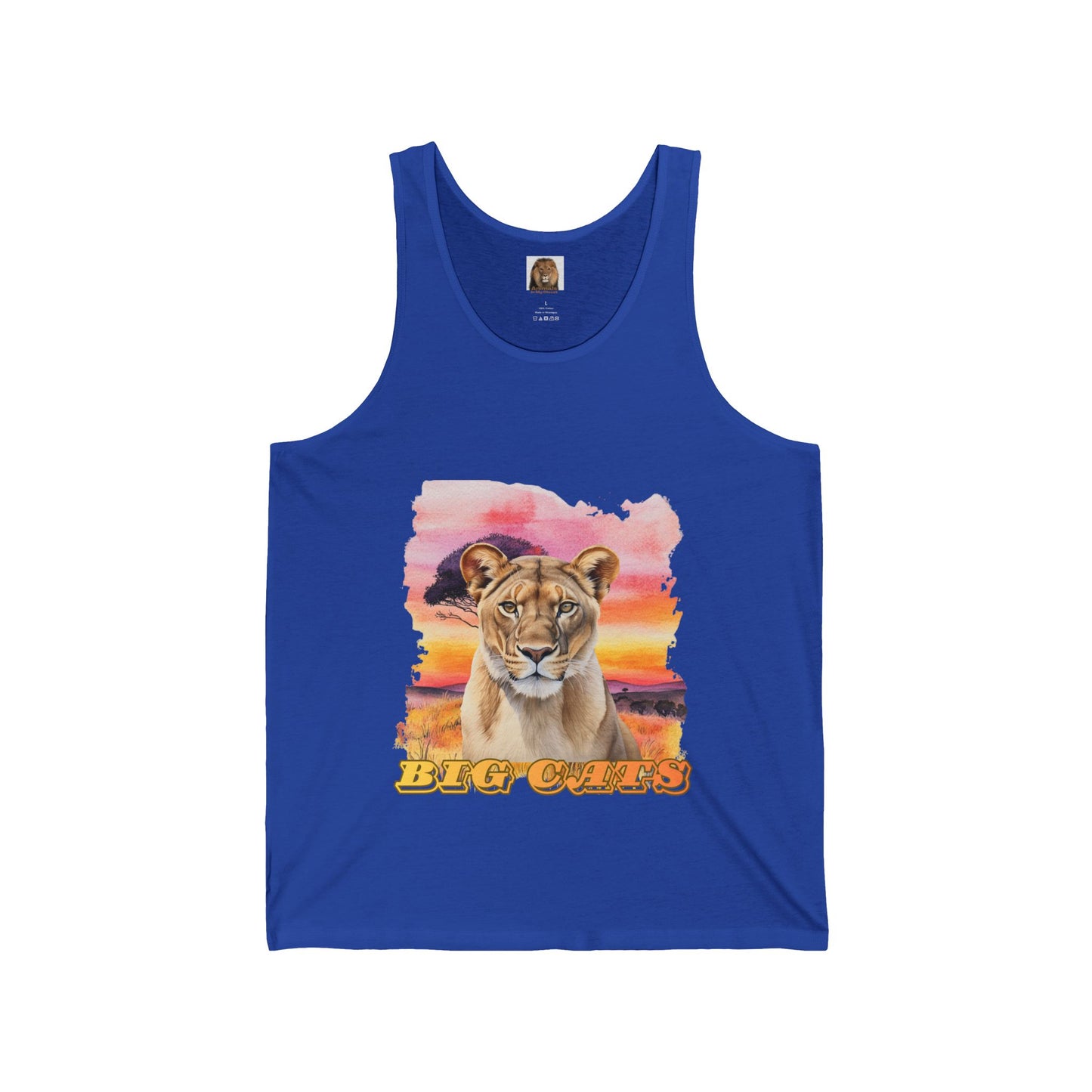 Women's Big Cats Lioness Tank Top