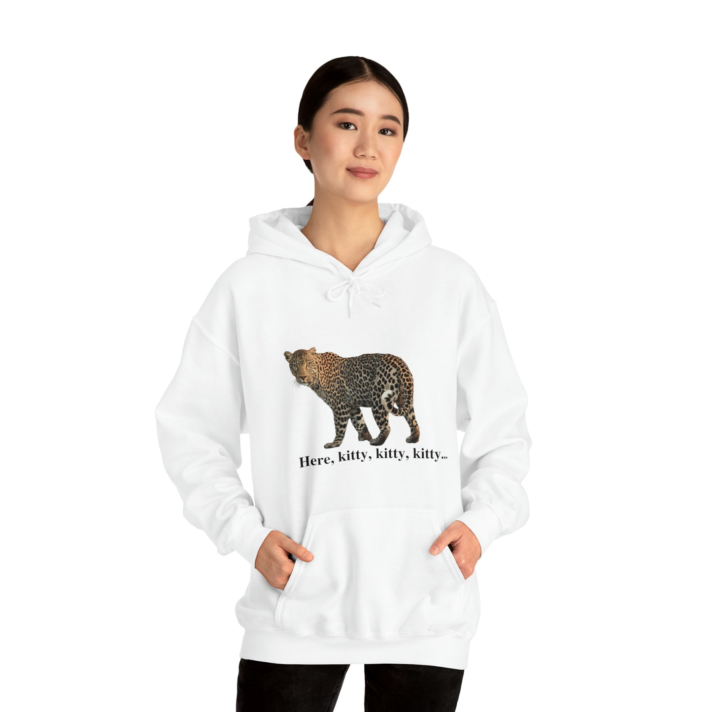 Unisex Leopard Big Cat Hooded Sweatshirt