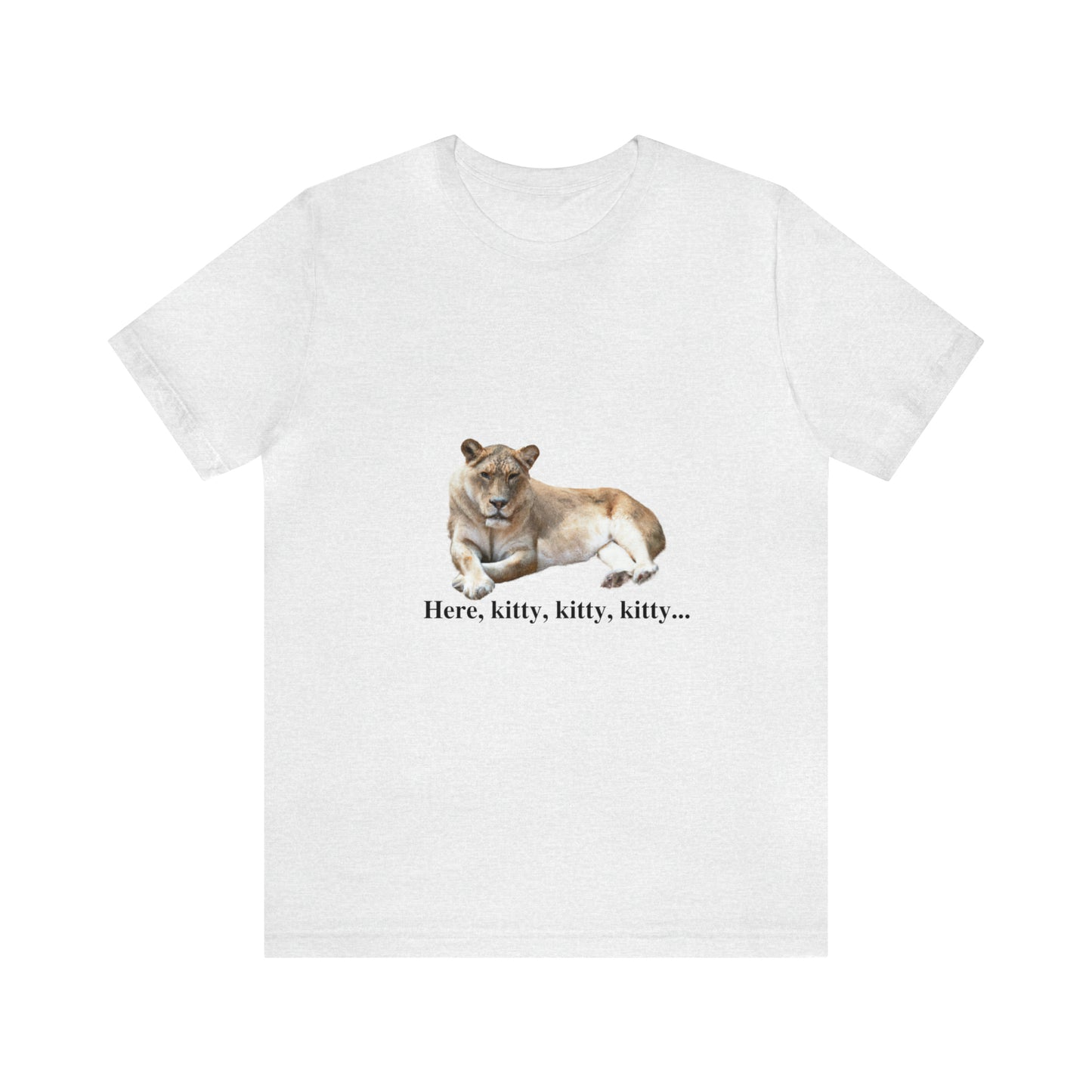 Unisex Lioness Big Cats Short Sleeve Tee