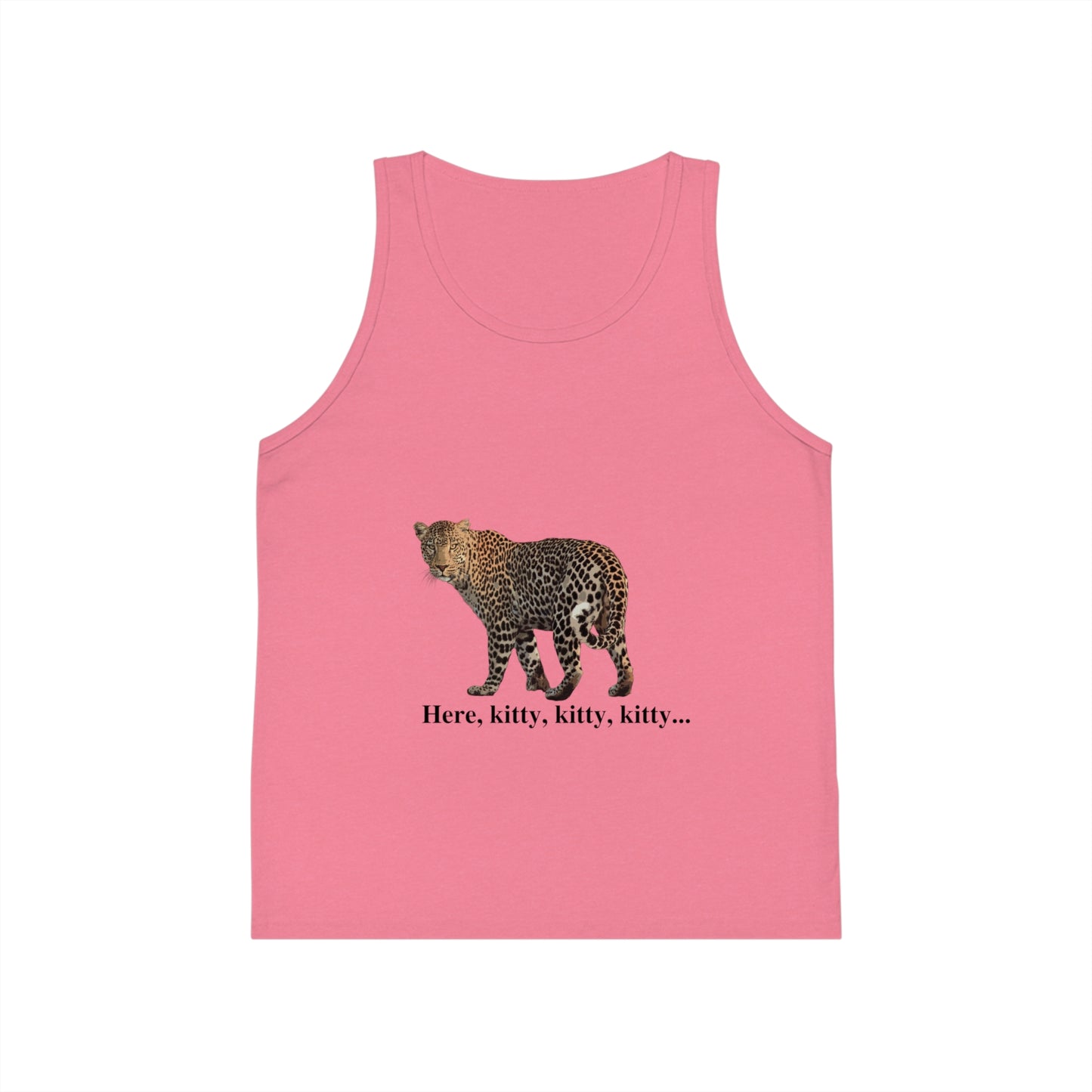 Kid's Leopard Jersey Tank Top