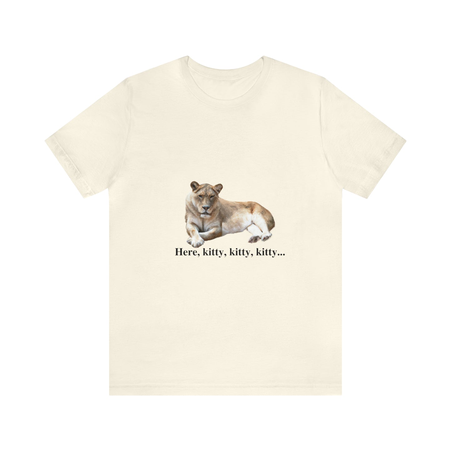 Unisex Lioness Big Cats Short Sleeve Tee