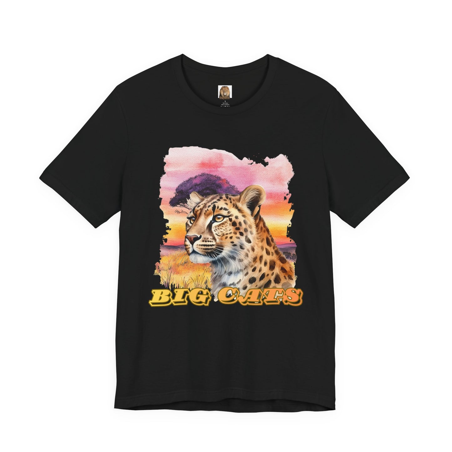 Women's "Big Cats" Cheetah Graphic T-Shirt