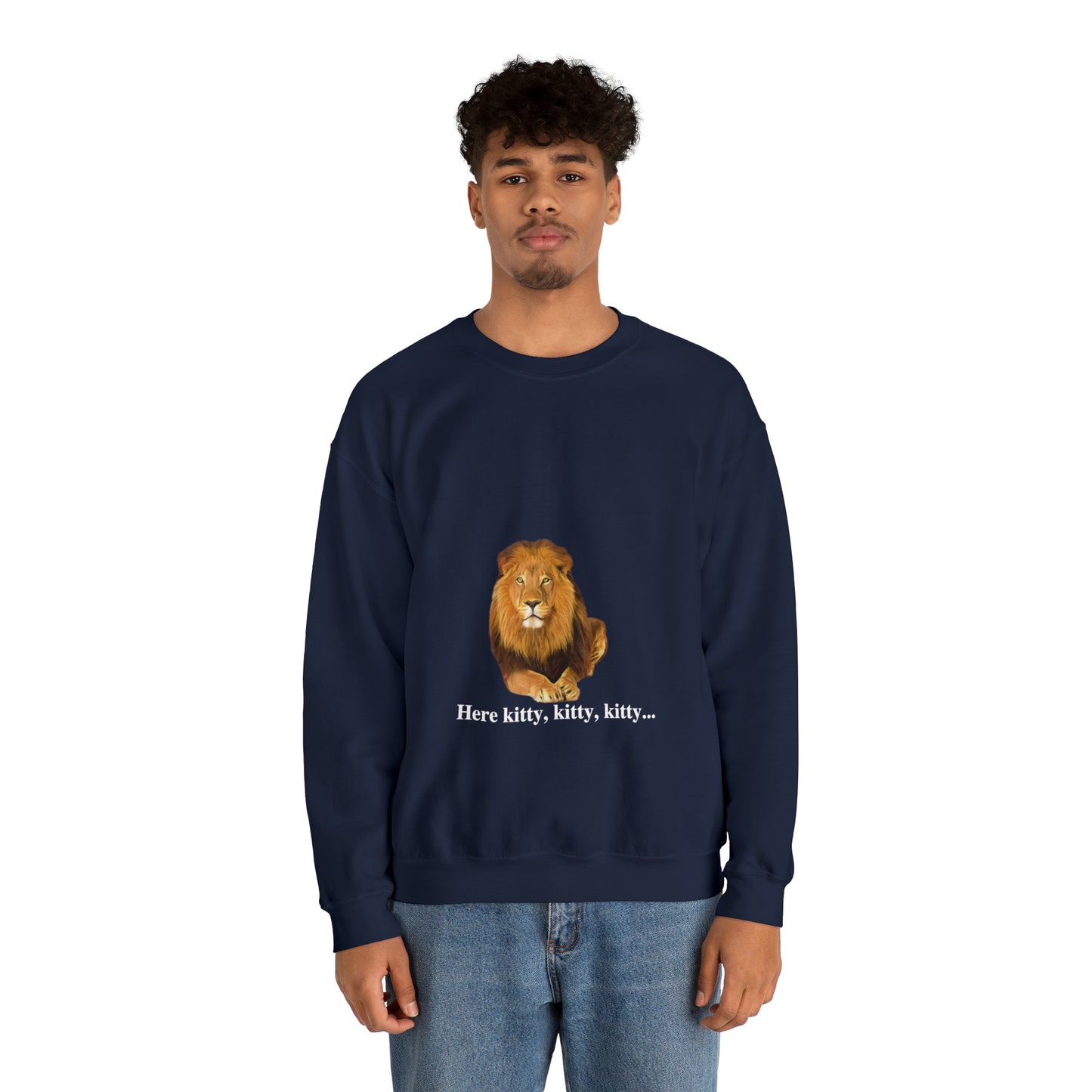 Unisex Lion Big Cats Crewneck Sweatshirt