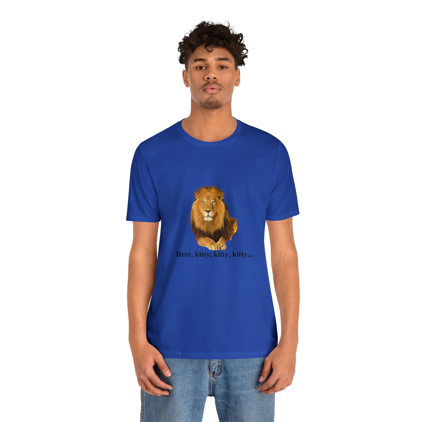 Unisex Lion Big Cats Short Sleeve Tee