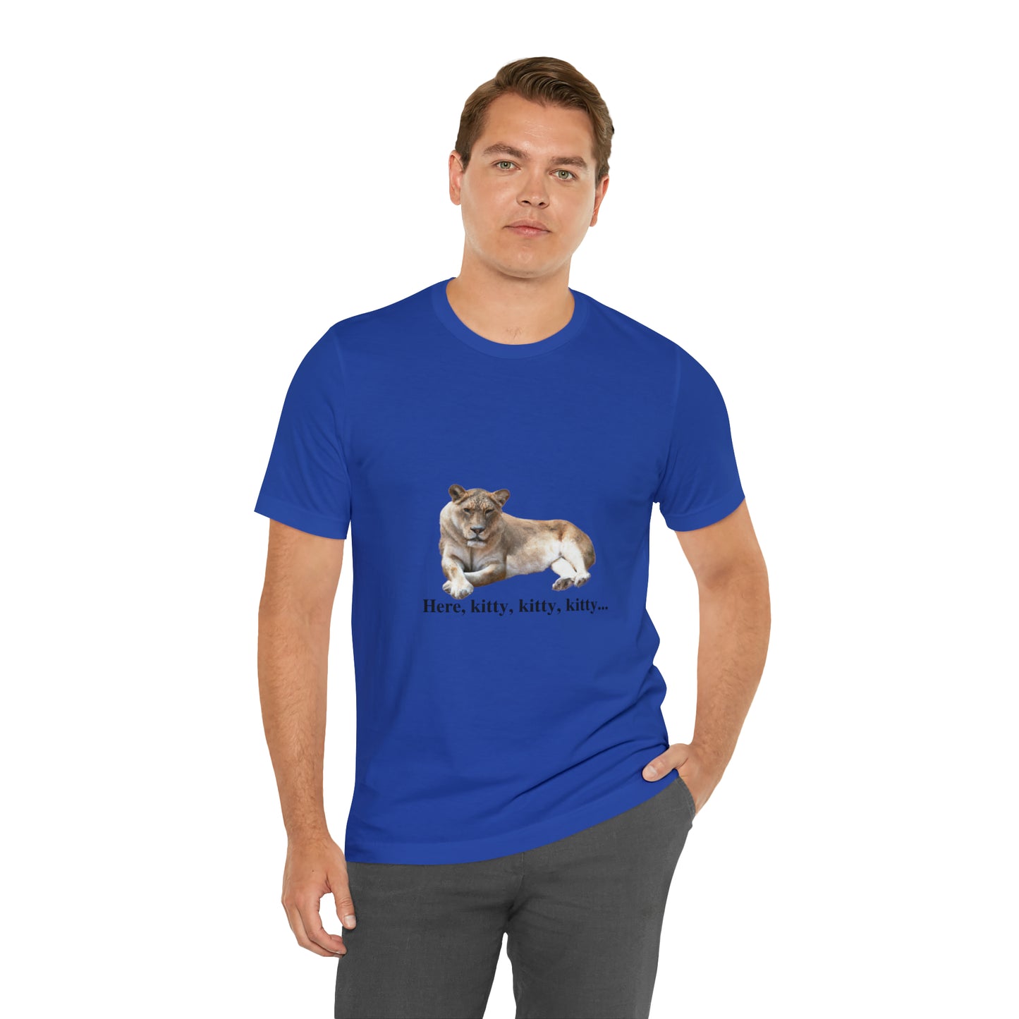 Unisex Lioness Big Cats Short Sleeve Tee