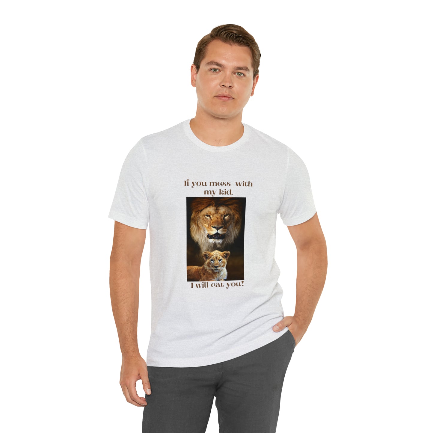 Men's Lion and Cub Short Sleeve Tee