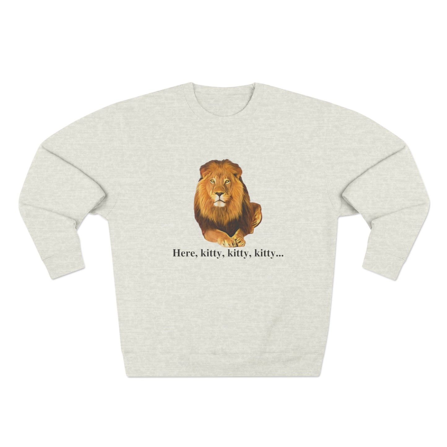 Unisex Premium Lion Big Cats Crewneck Sweatshirt