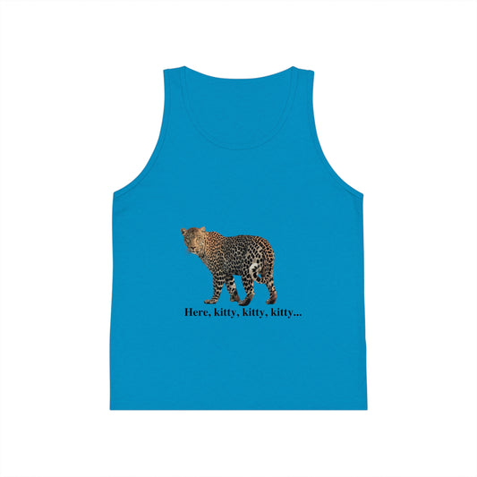 Kid's Leopard Jersey Tank Top