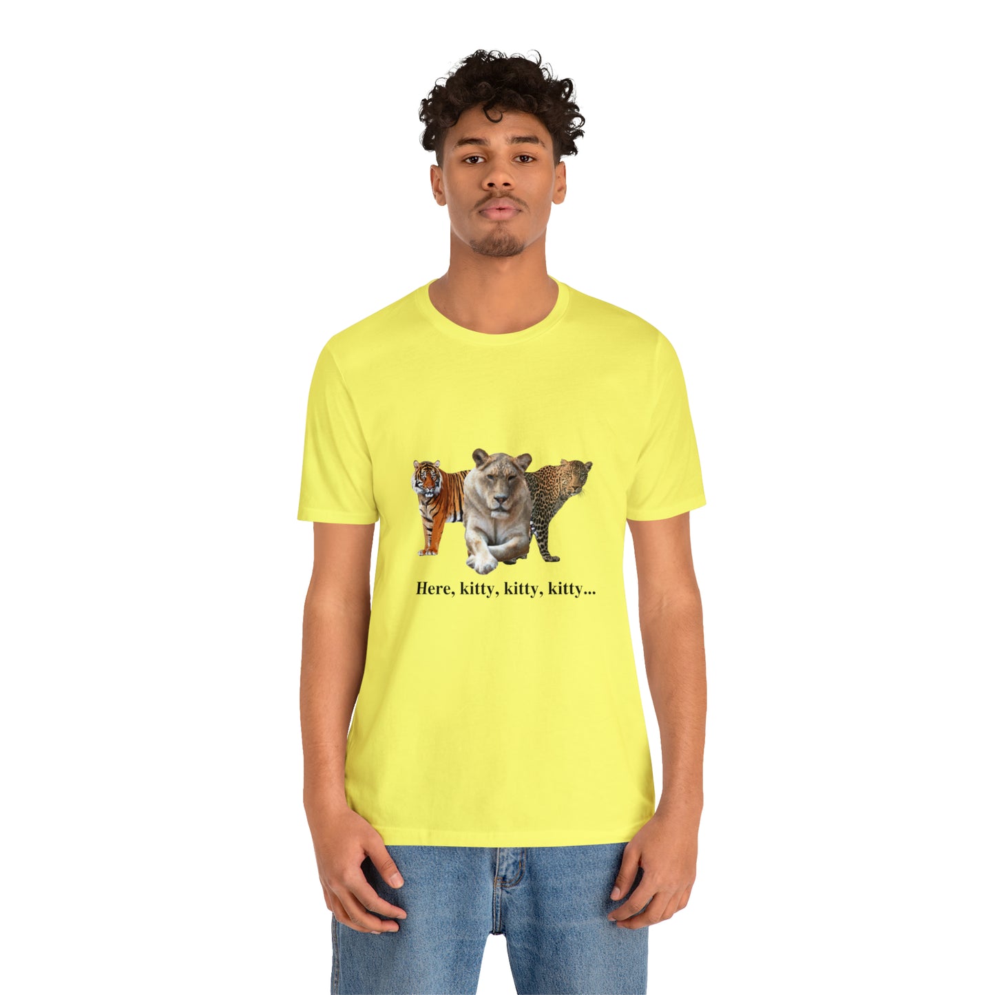 Unisex Big Cats Lioness Short Sleeve Tee