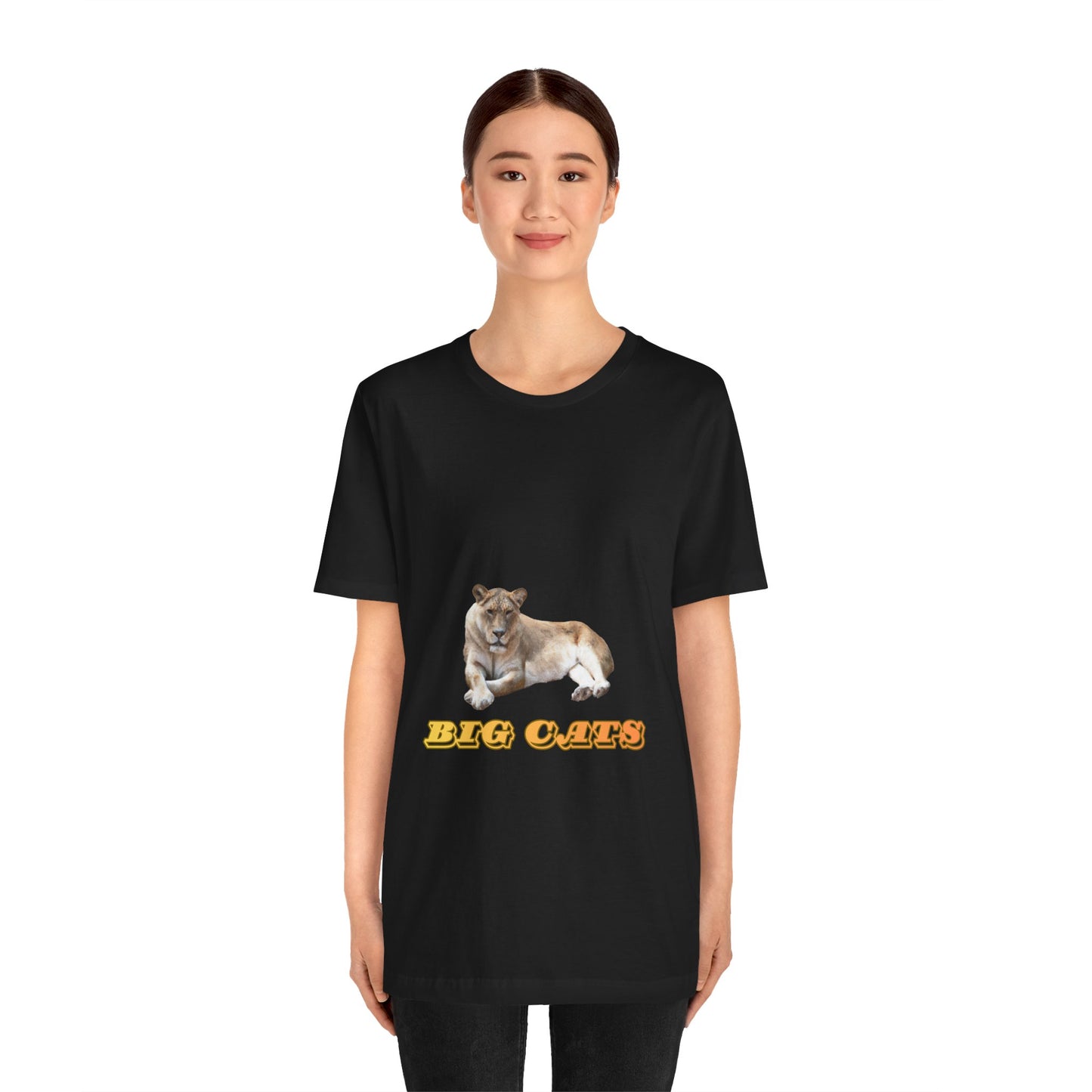 Unisex Lioness Big Cats Short Sleeve Tee