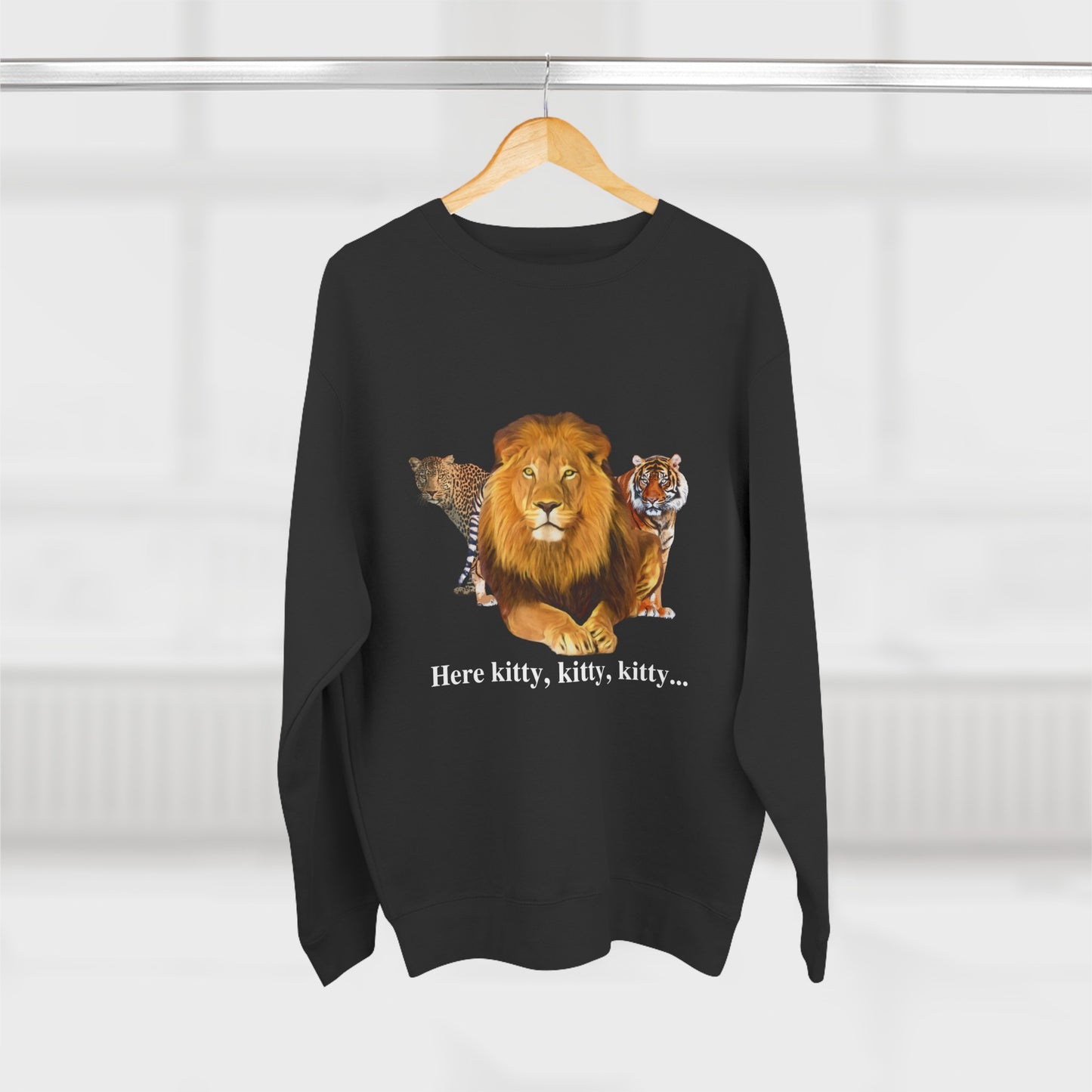 Unisex Premium Big Cats Crewneck Sweatshirt