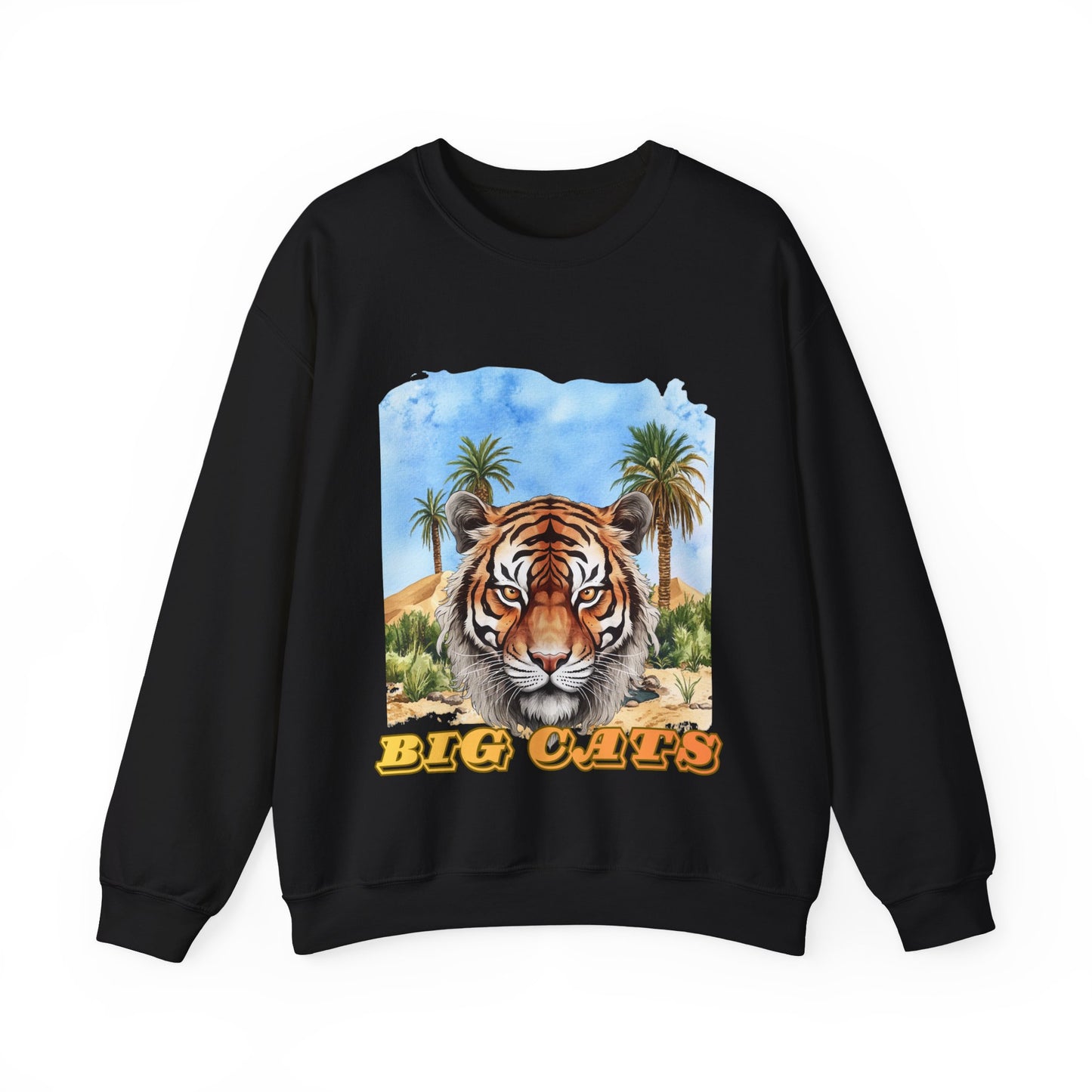 Men's Tiger Big Cats Crewneck Sweatshirt
