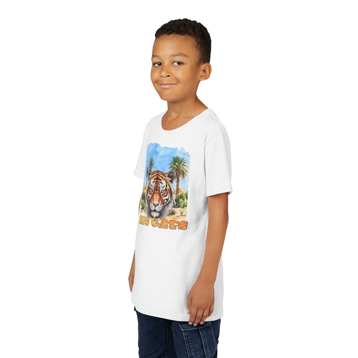 Boy's Big Cats Tiger Short Sleeve Tee