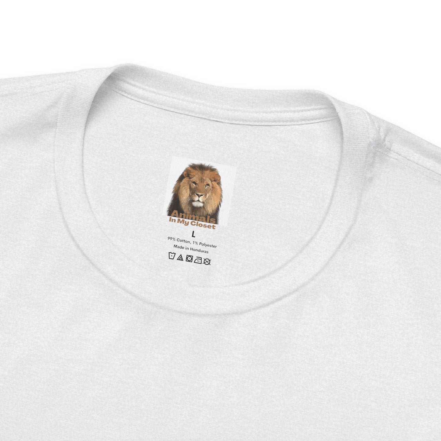 Unisex Lion Big Cats Short Sleeve Tee