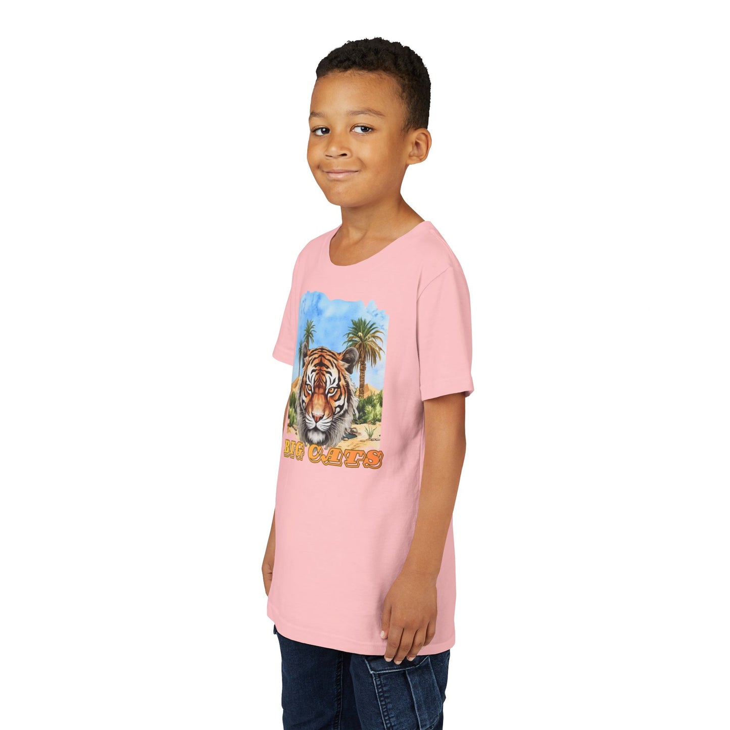 Boy's Big Cats Tiger Short Sleeve Tee
