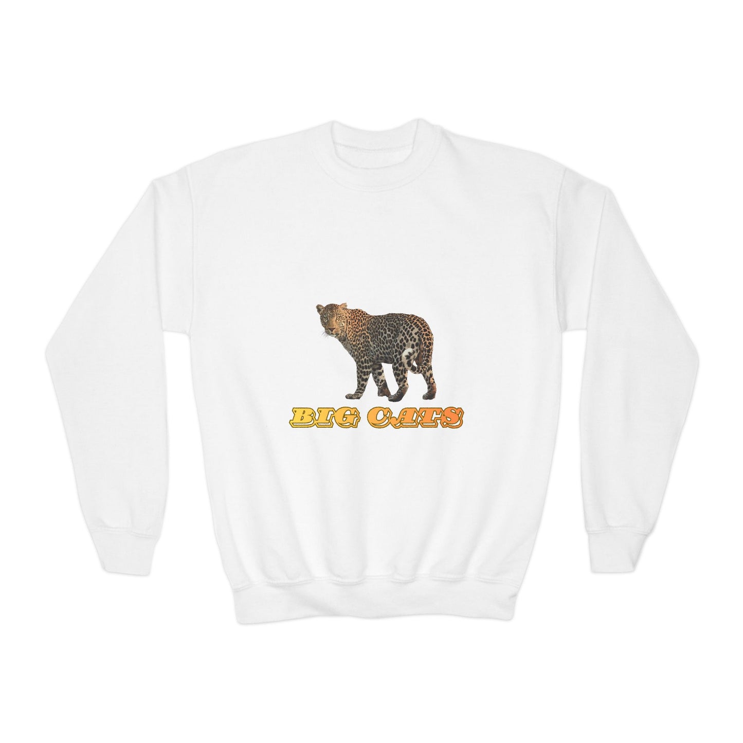 Youth Leopard Big Cats Crewneck Sweatshirt