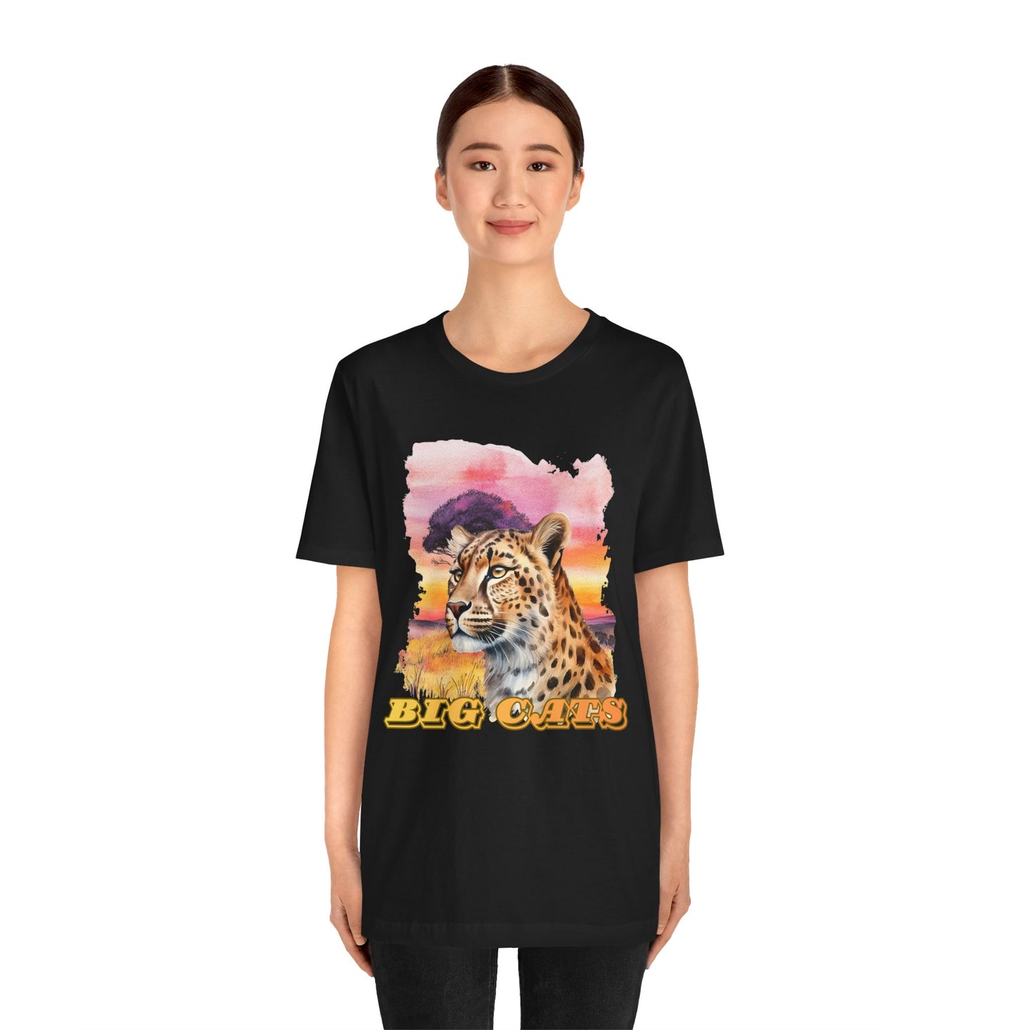 Women's "Big Cats" Cheetah Graphic T-Shirt