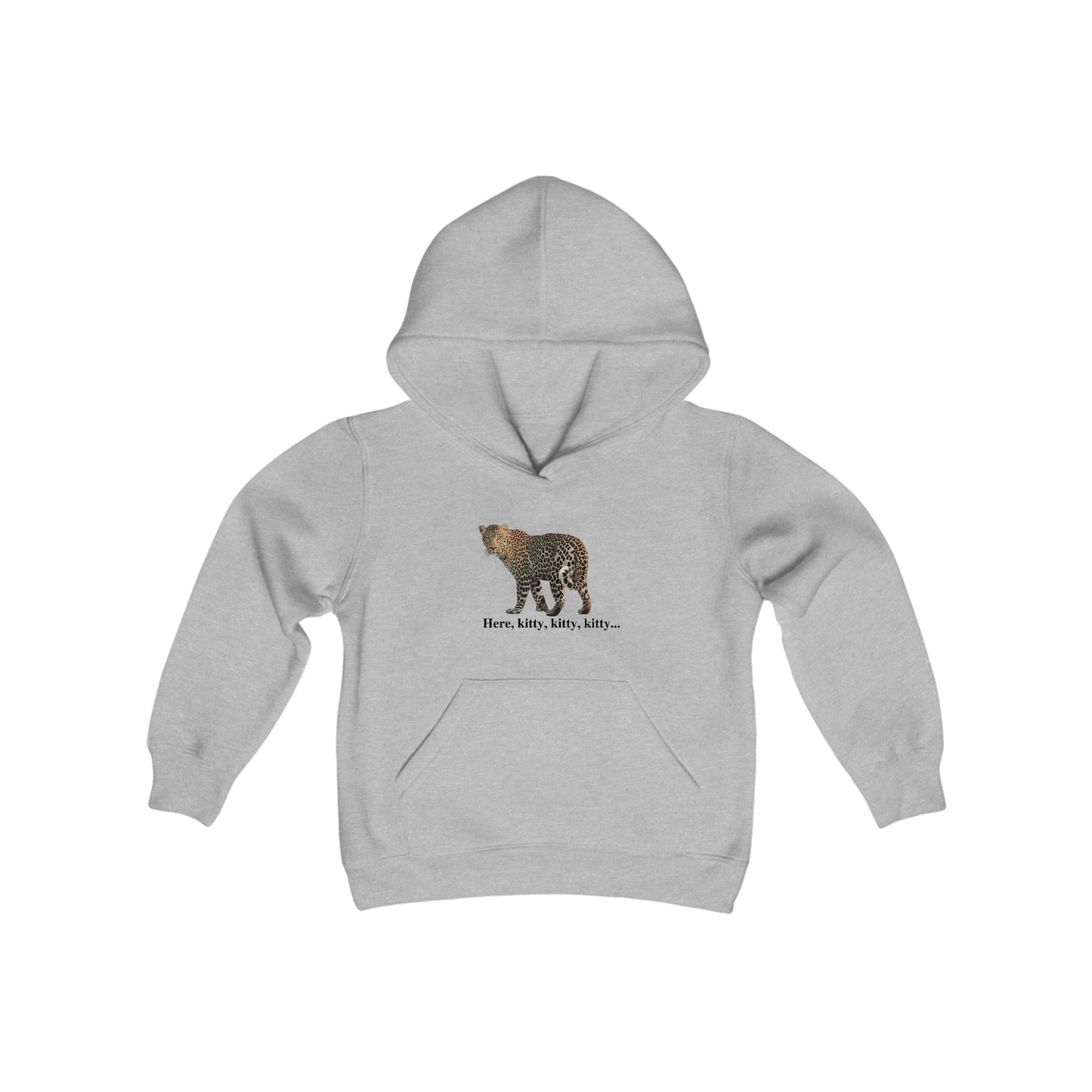 Youth Leopard Big Cats Hooded Sweatshirt