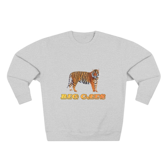 Unisex Premium Tiger Big Cats Crewneck Sweatshirt