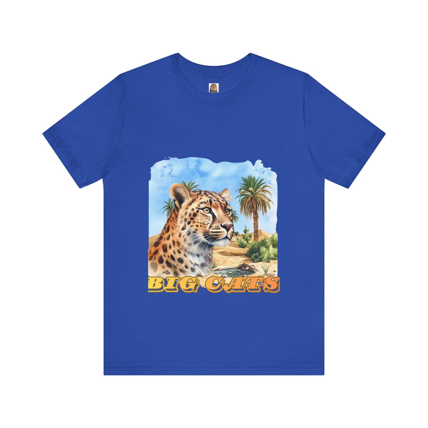 Cheetah Graphic Tee – 'Big Cats' Vintage Safari T-Shirt