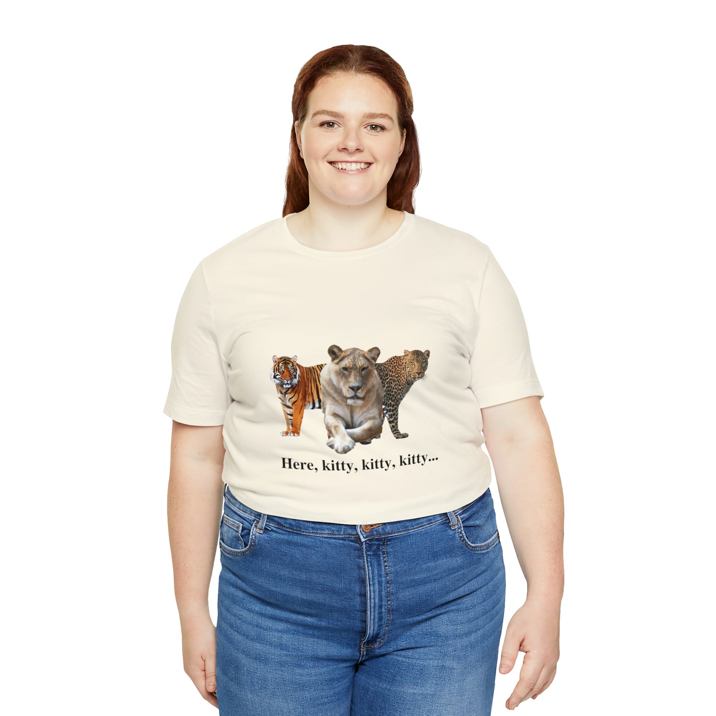 Unisex Big Cats Lioness Short Sleeve Tee