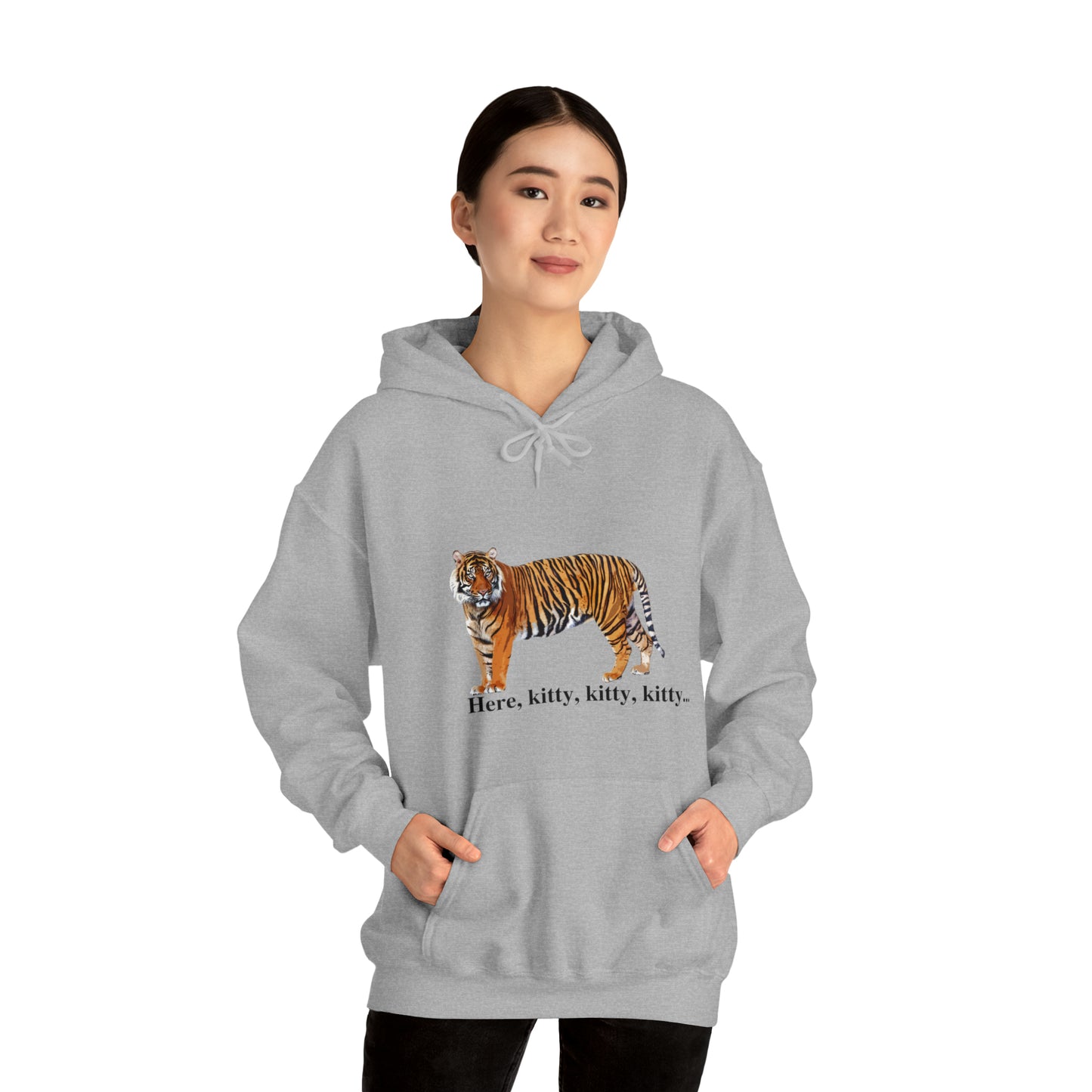 Unisex Tiger Big Cats Hooded Sweatshirt