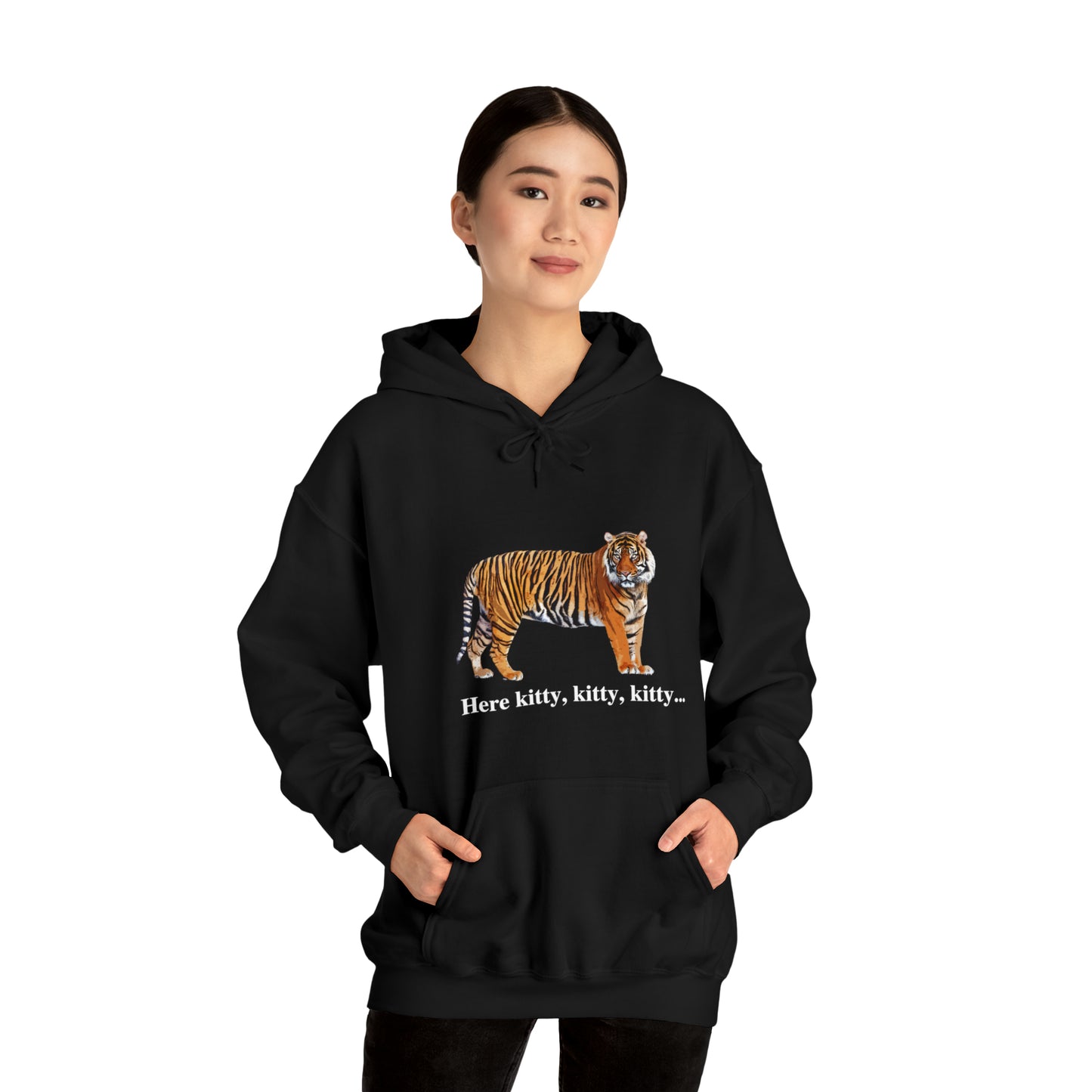 Unisex Tiger Big Cats Hooded Sweatshirt