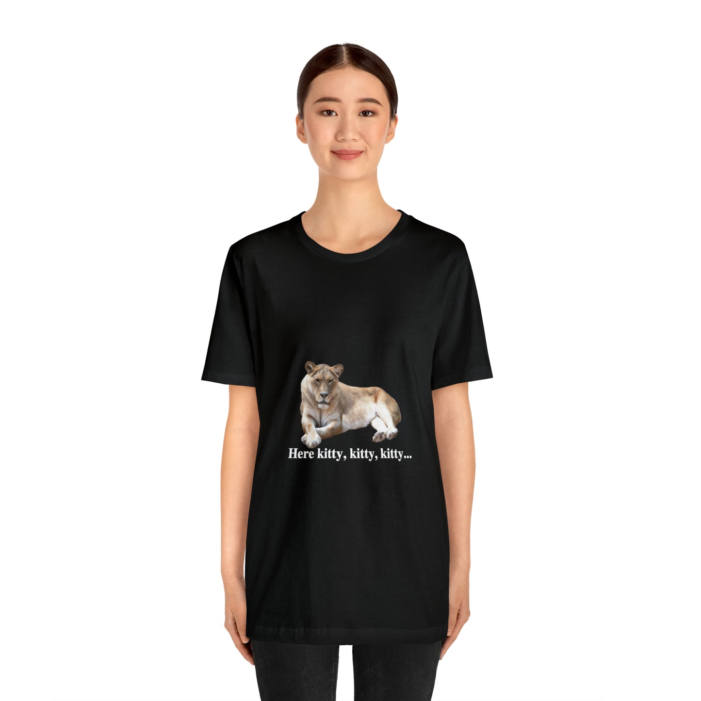 Unisex Lioness Big Cats Short Sleeve Tee