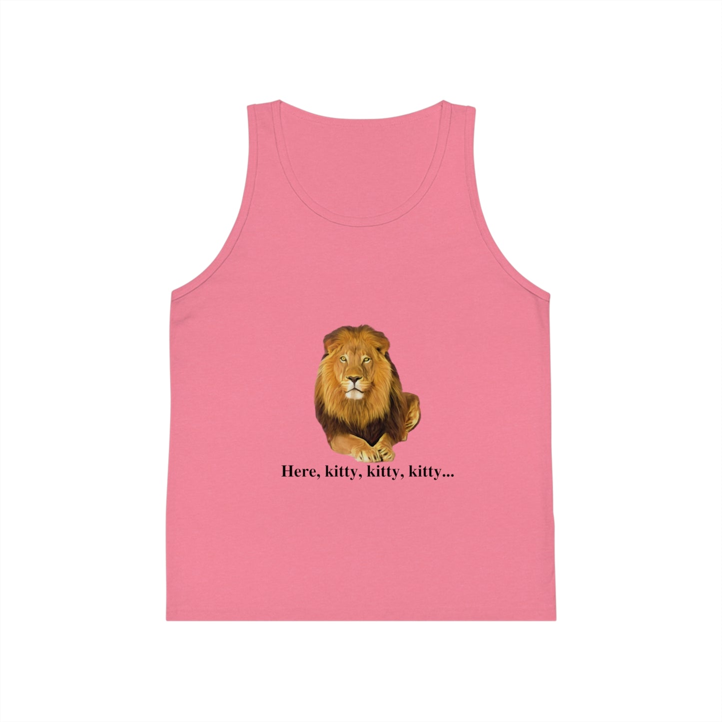 Kid's Lion Big Cats Jersey Tank Top