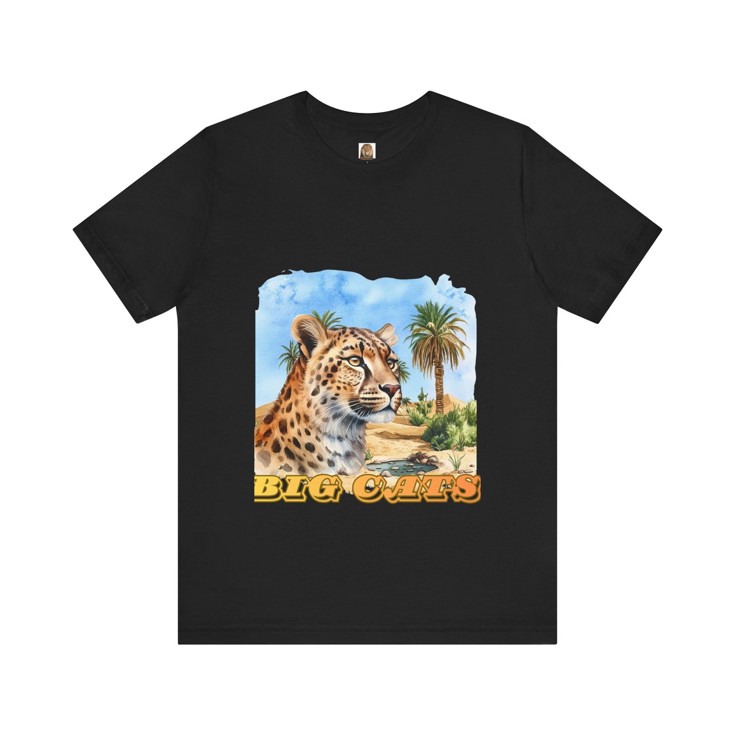 Cheetah Graphic Tee – 'Big Cats' Vintage Safari T-Shirt