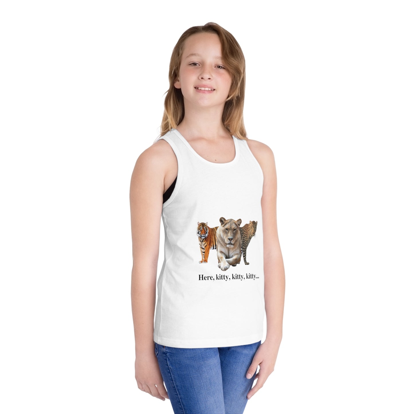 Kid's Big Cats Lioness Jersey Tank Top