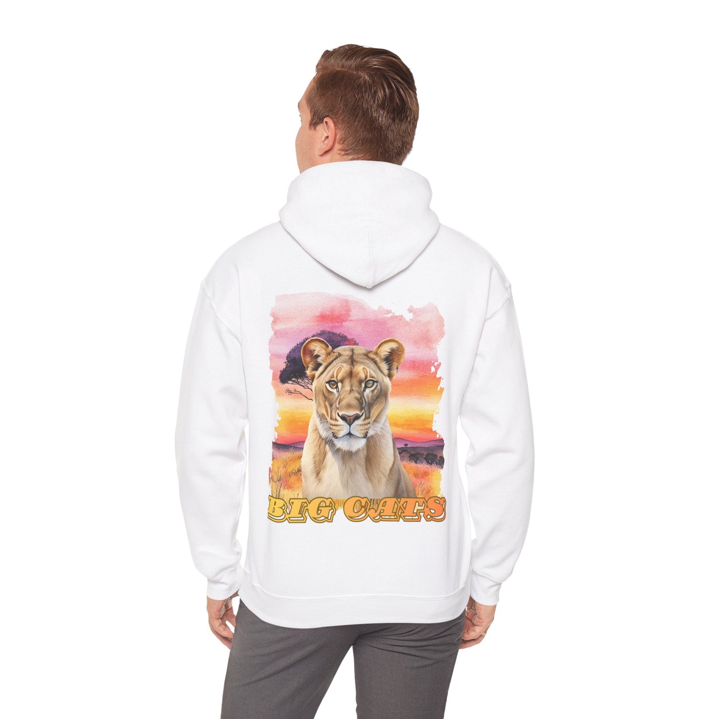 Big Cats Lioness Hooded Sweatshirt