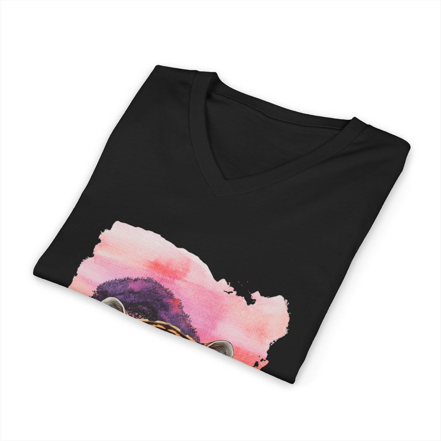 Women's Tiger Big Cats V-Neck Tee