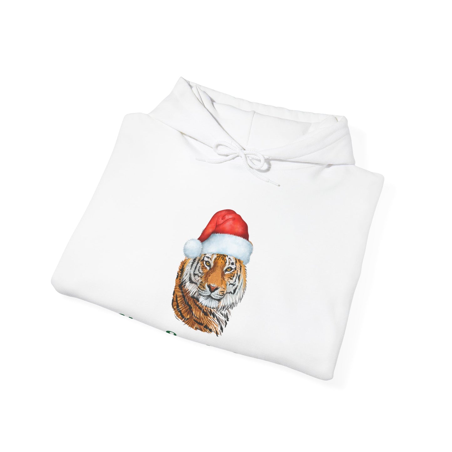 Tiger Mrs. Santa Paws Hooded Sweatshirt