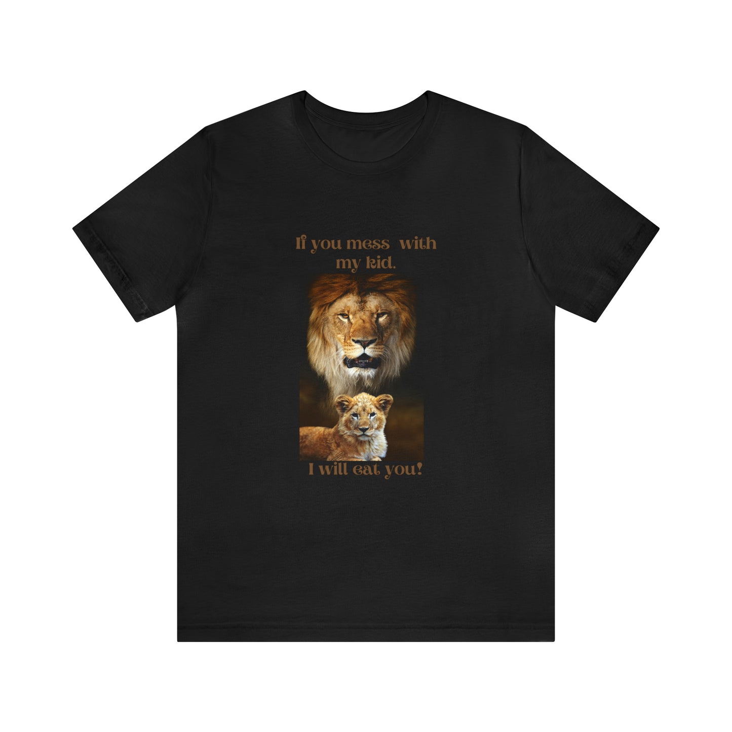 Men's Lion and Cub Short Sleeve Tee