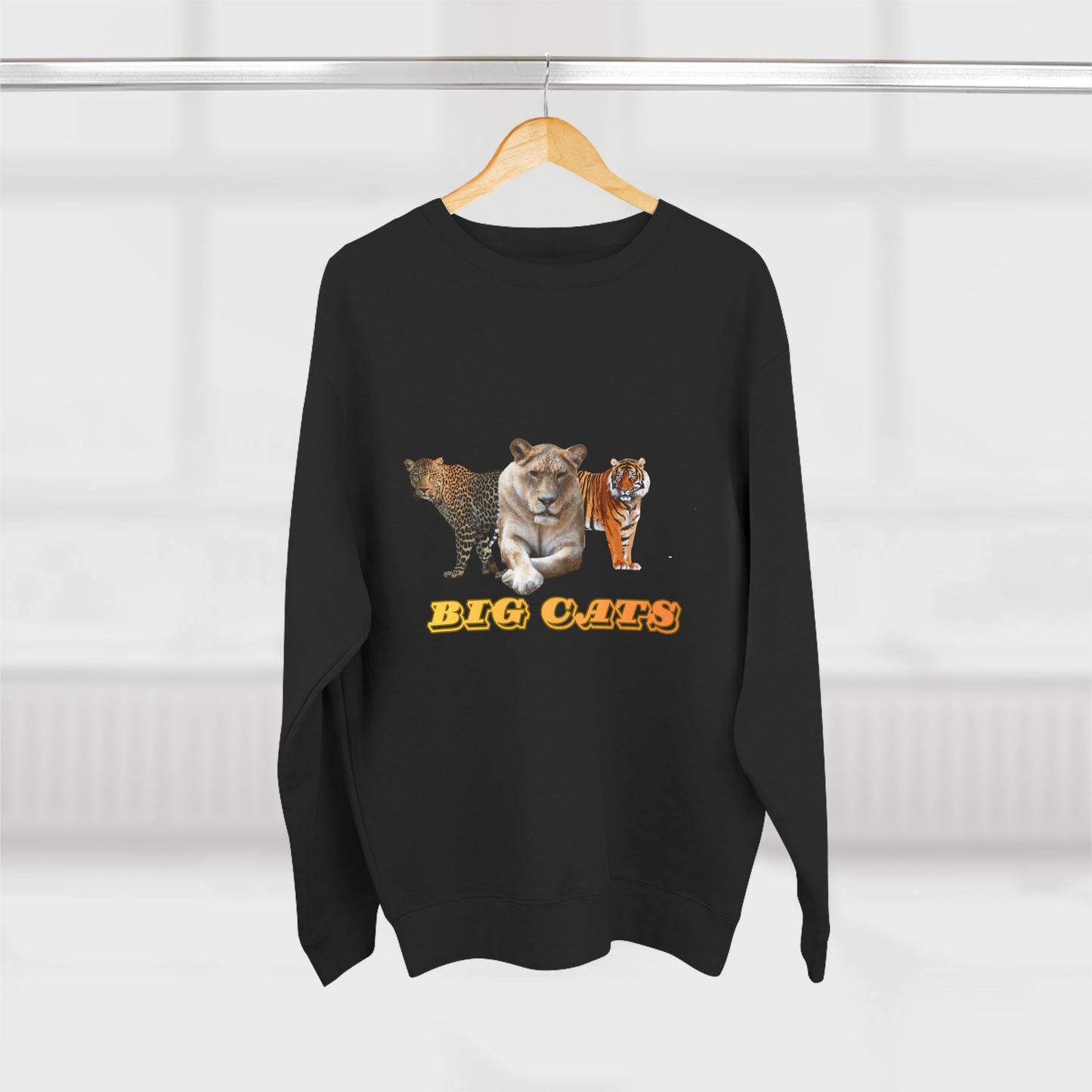 Unisex Premium Big Cats Lioness Crewneck Sweatshirt