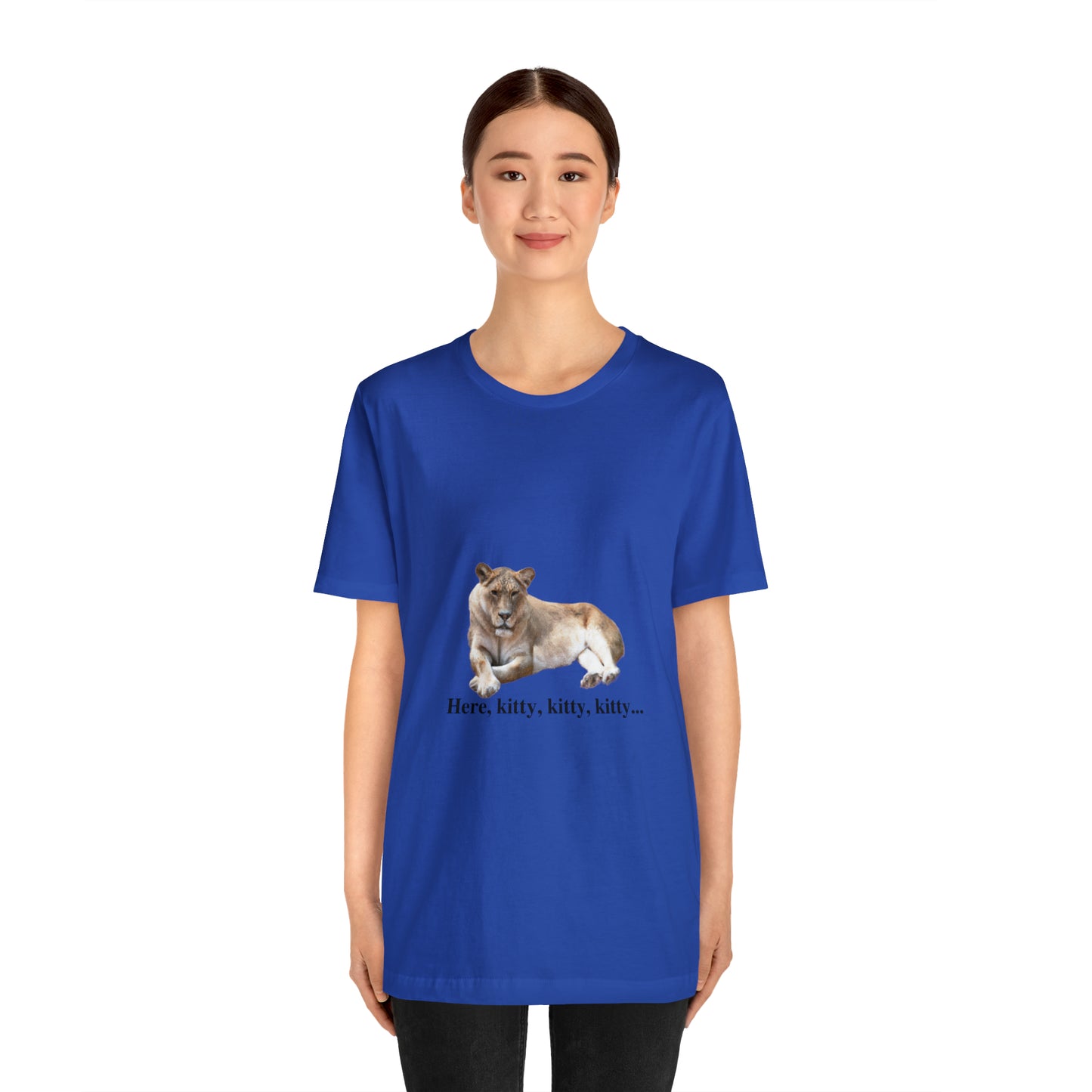 Unisex Lioness Big Cats Short Sleeve Tee