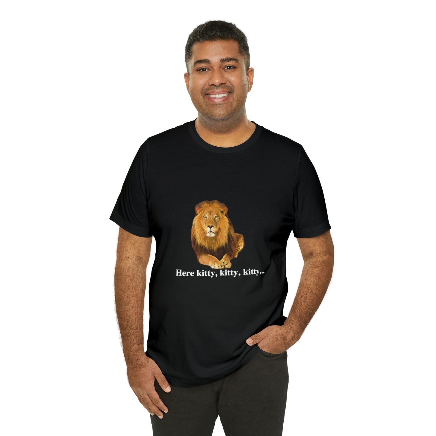 Unisex Lion Big Cats Short Sleeve Tee