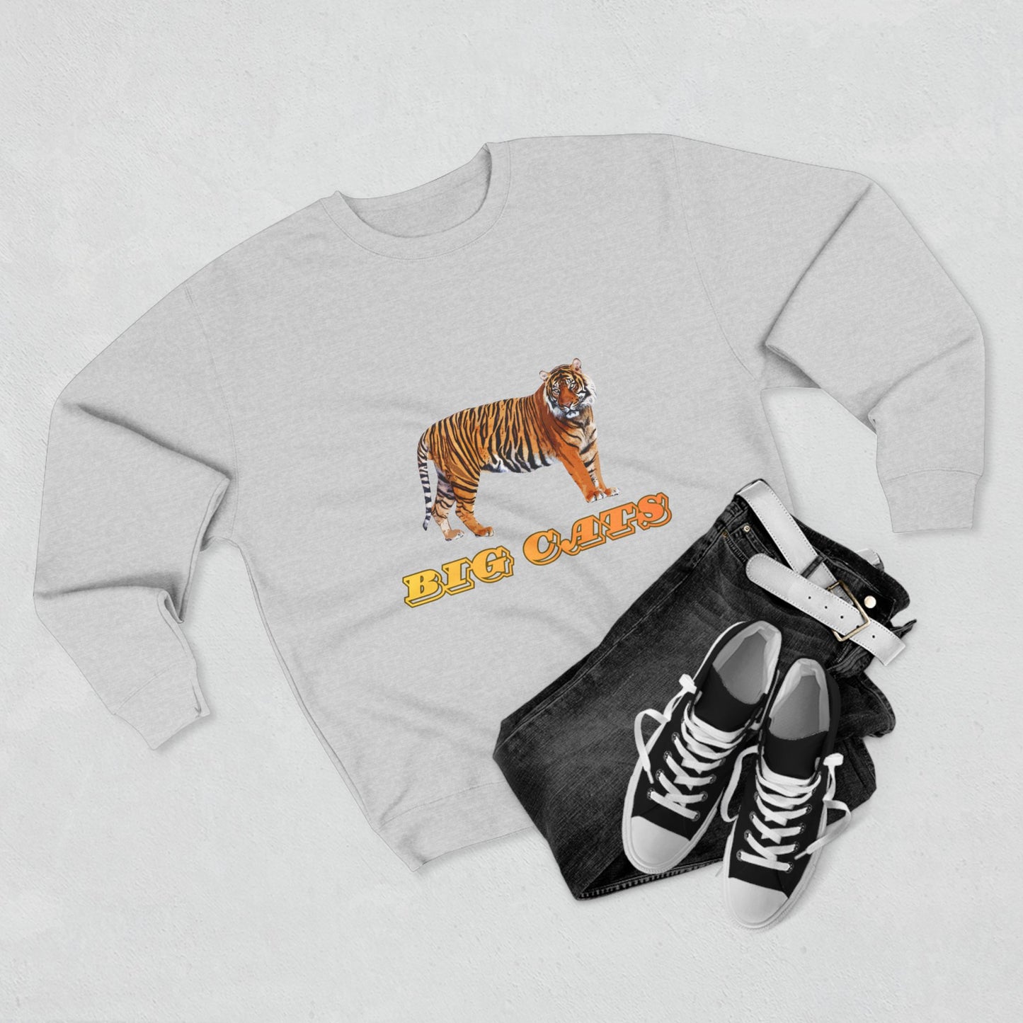 Unisex Premium Tiger Big Cats Crewneck Sweatshirt