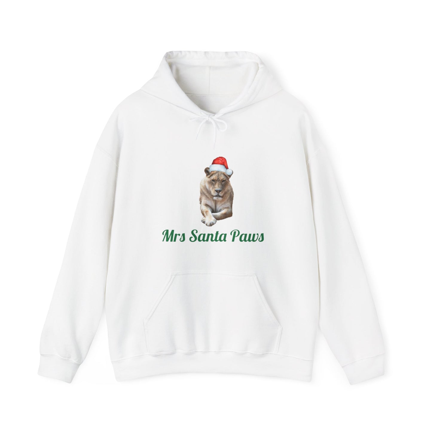 Womens' Mrs. Santa Paws Hooded Sweatshirt