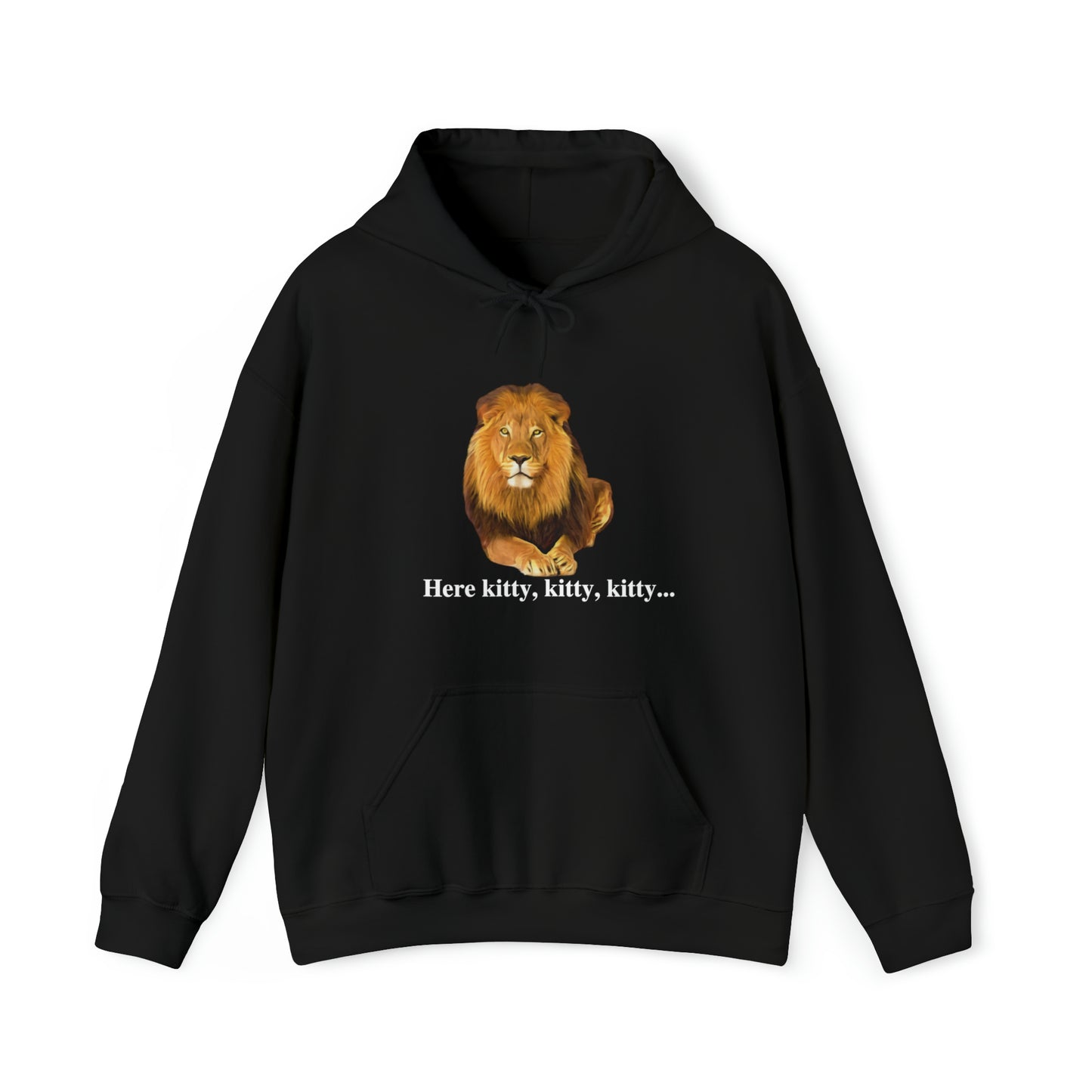 Unisex Lion Big Cats Hooded Sweatshirt