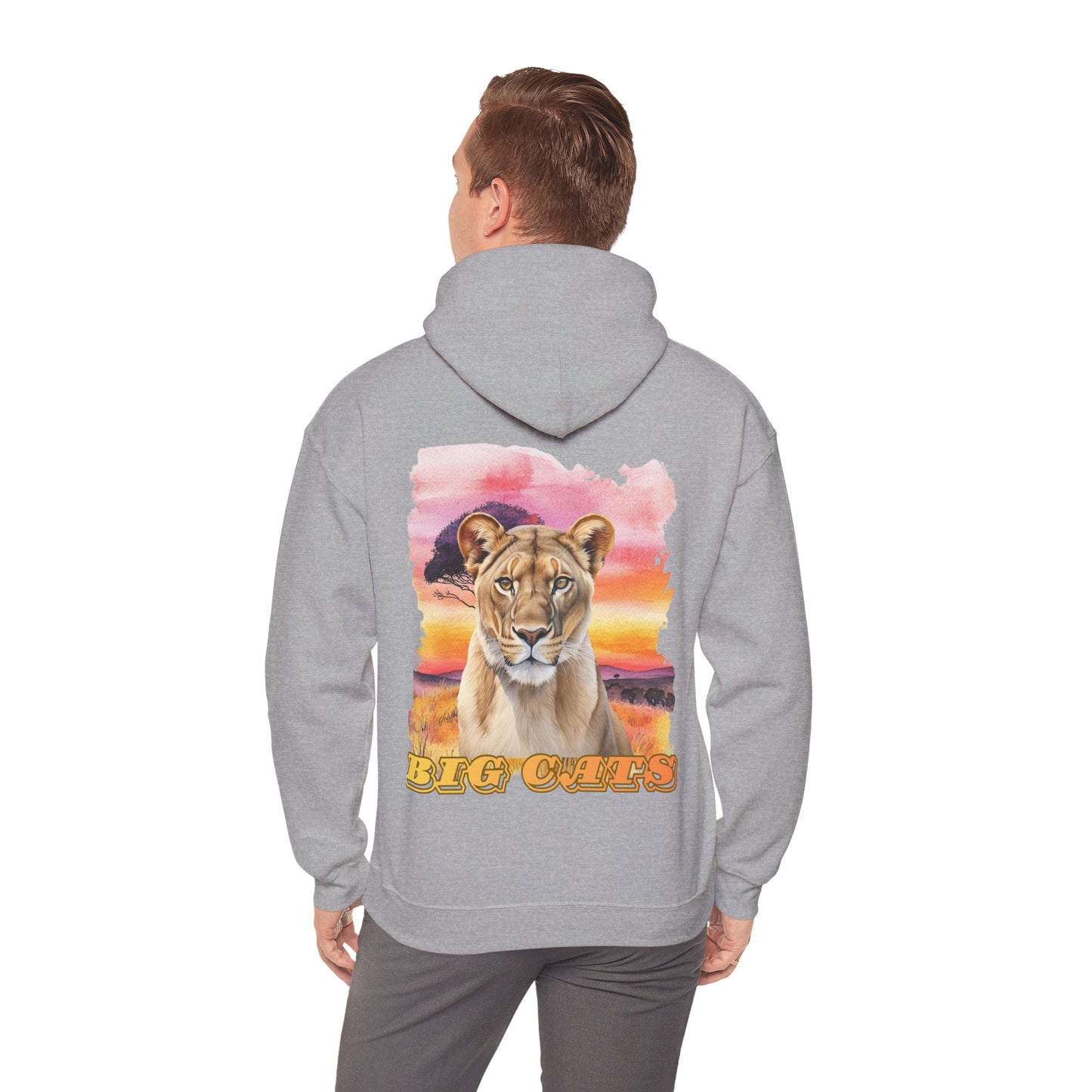 Big Cats Lioness Hooded Sweatshirt